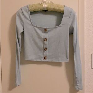 Baby Blue Long Sleeve Shirt